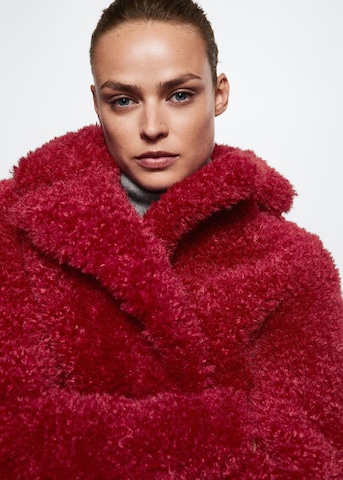 MANGO Winter Coat 'Eureka' in Red