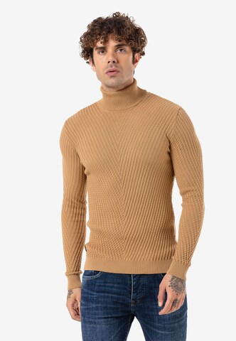 Redbridge Sweater 'Gosport' in Brown: front