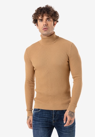 Redbridge Sweater 'Gosport' in Brown: front