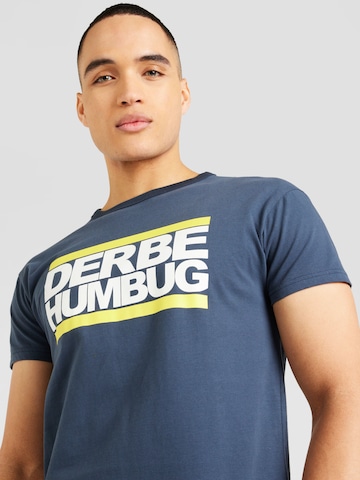 Derbe T-shirt 'Humbug' i blå