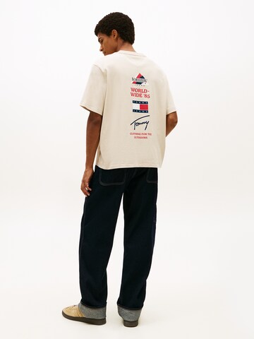 T-Shirt '90S' Tommy Jeans en beige : devant