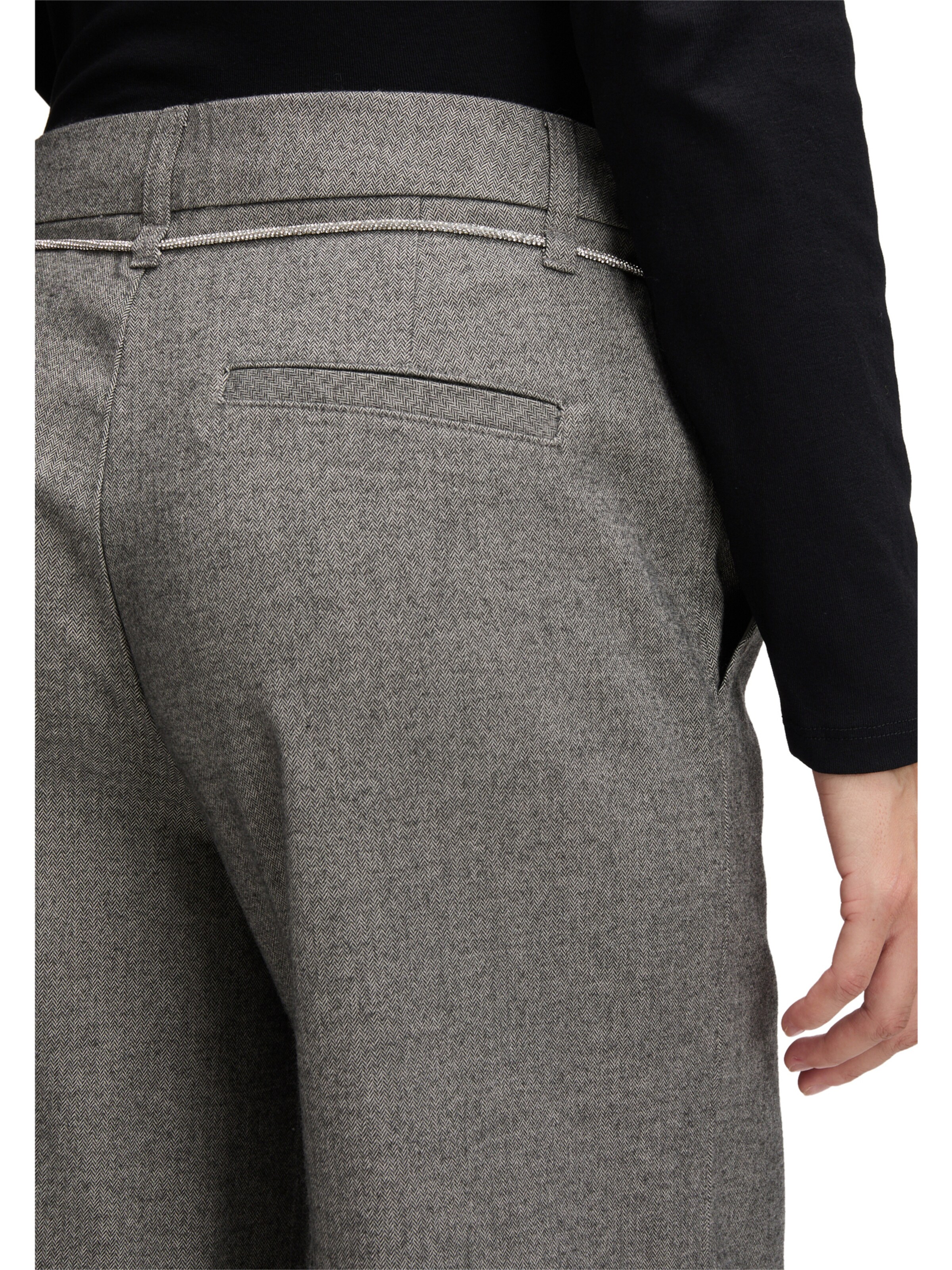 Cartoon Regular Hose in Grau