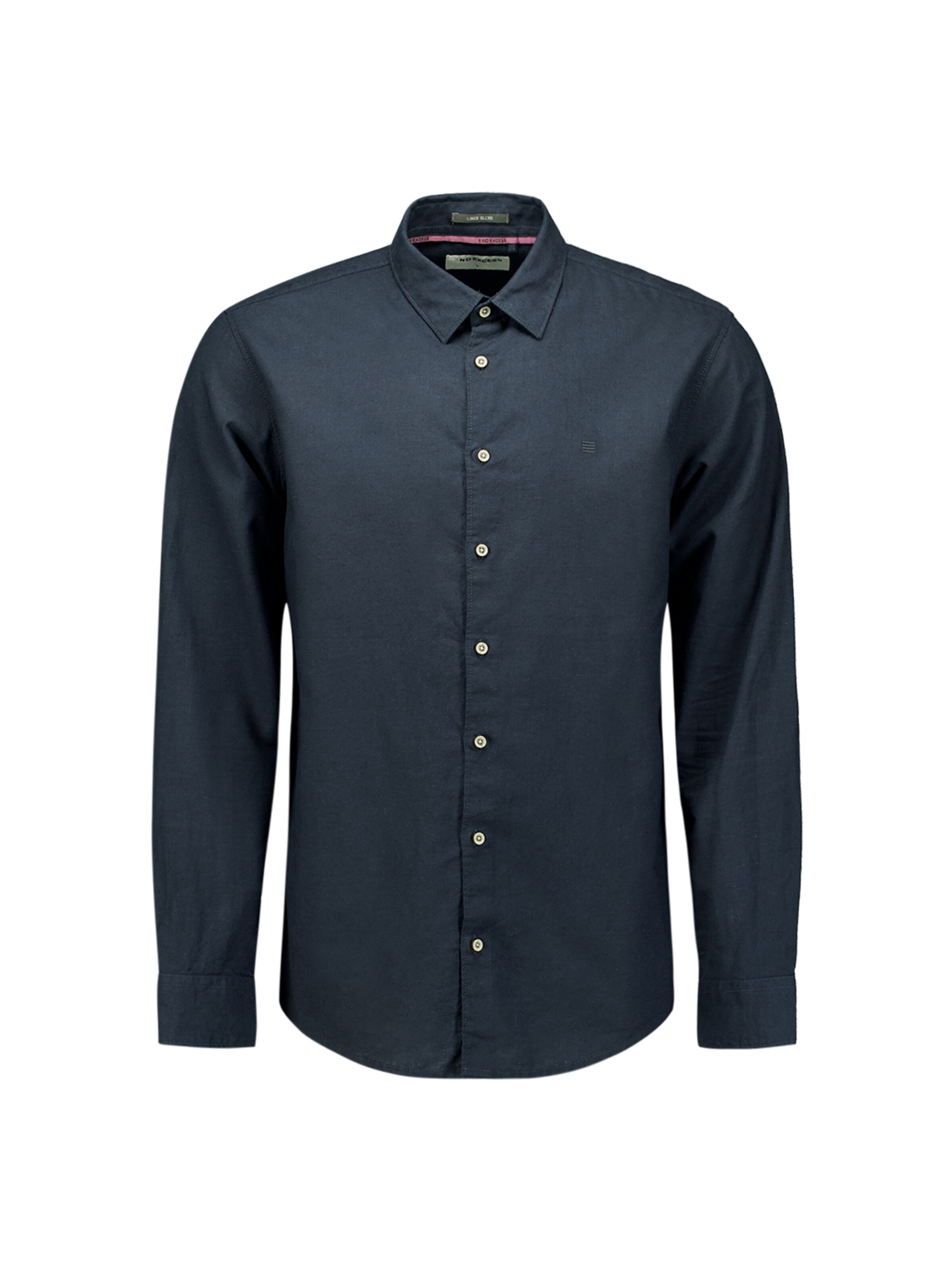 No Excess Overhemd in Blauw: voorkant