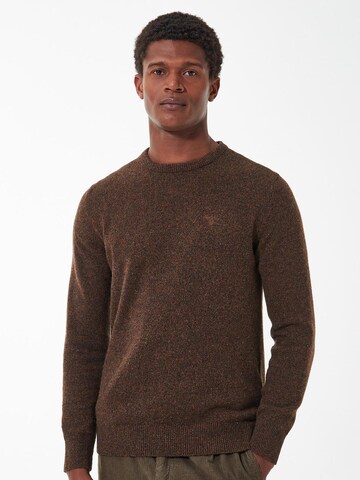 Barbour - Jersey 'Tisbury' en marrón: frente