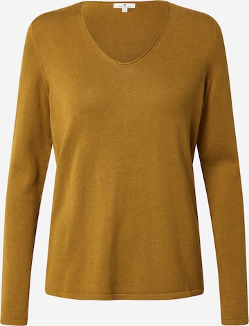TOM TAILOR Pullover in Braun: front