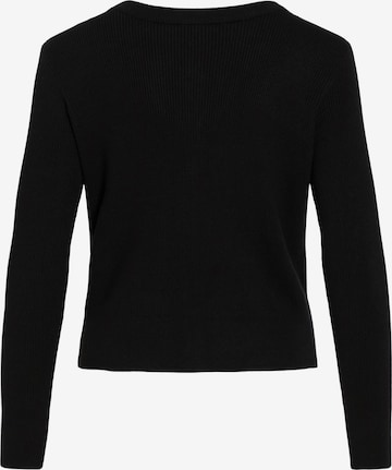 VILA Knit Cardigan 'Comfy' in Black