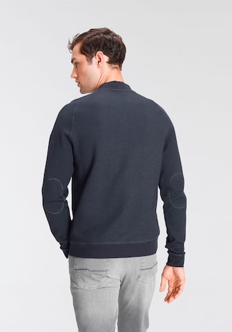 HECHTER PARIS Zip-Up Hoodie in Blue