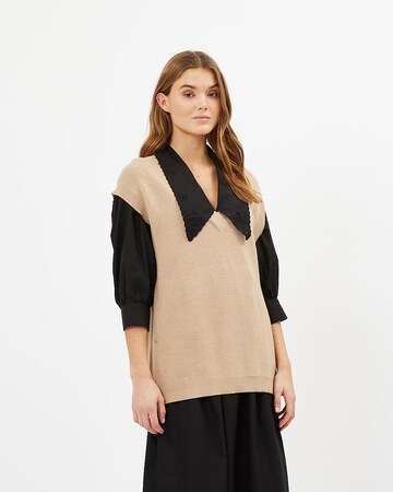 minimum Sweater 'Dethea' in Beige: front