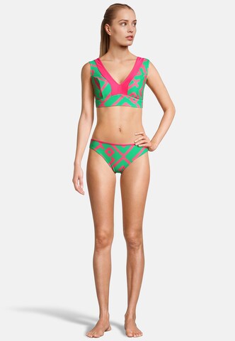 BECO the world of aquasports Bralette Bikini 'Inka Graphic' in Green