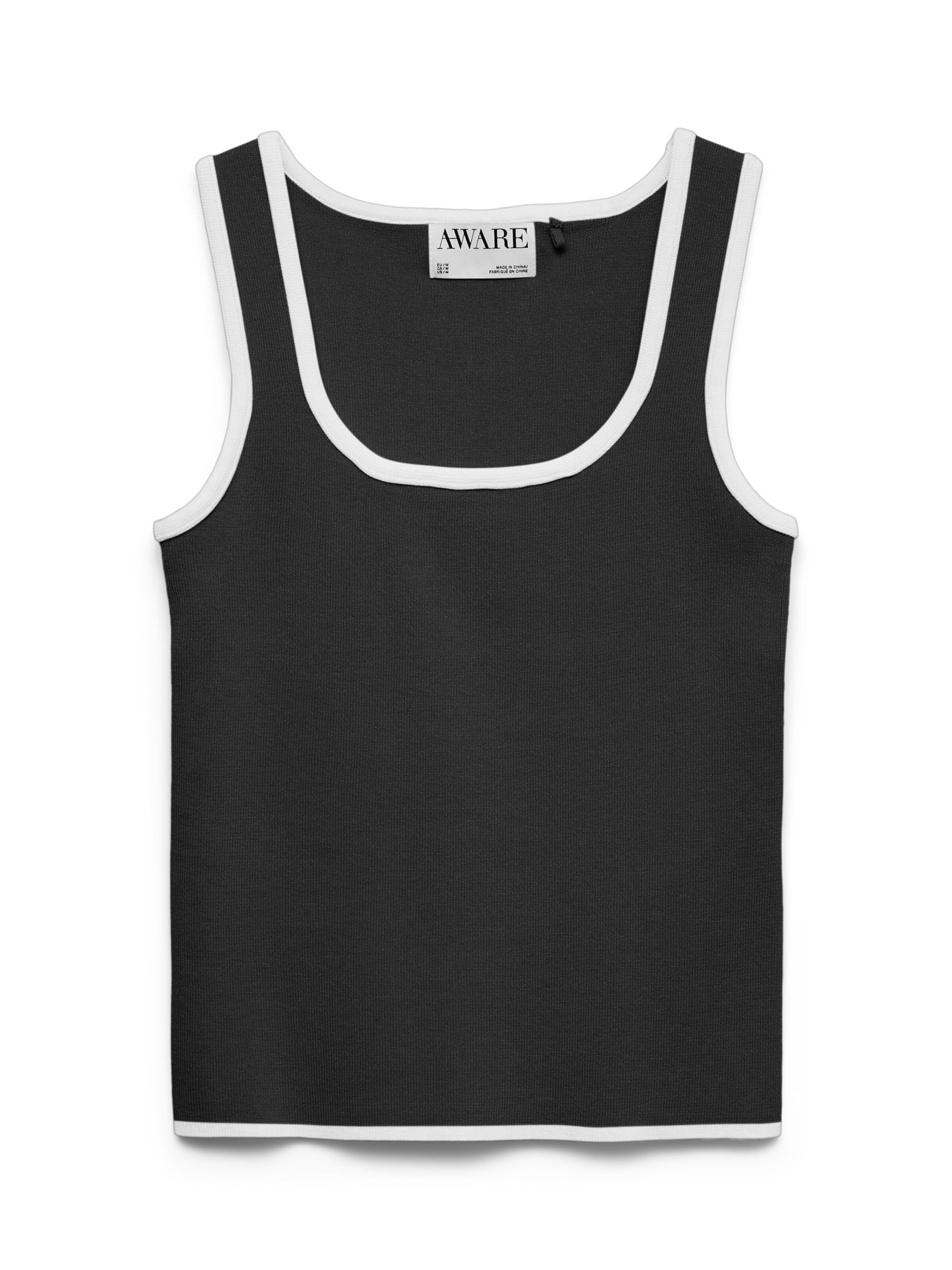 VERO MODA Top 'AWAlice' in Zwart: voorkant