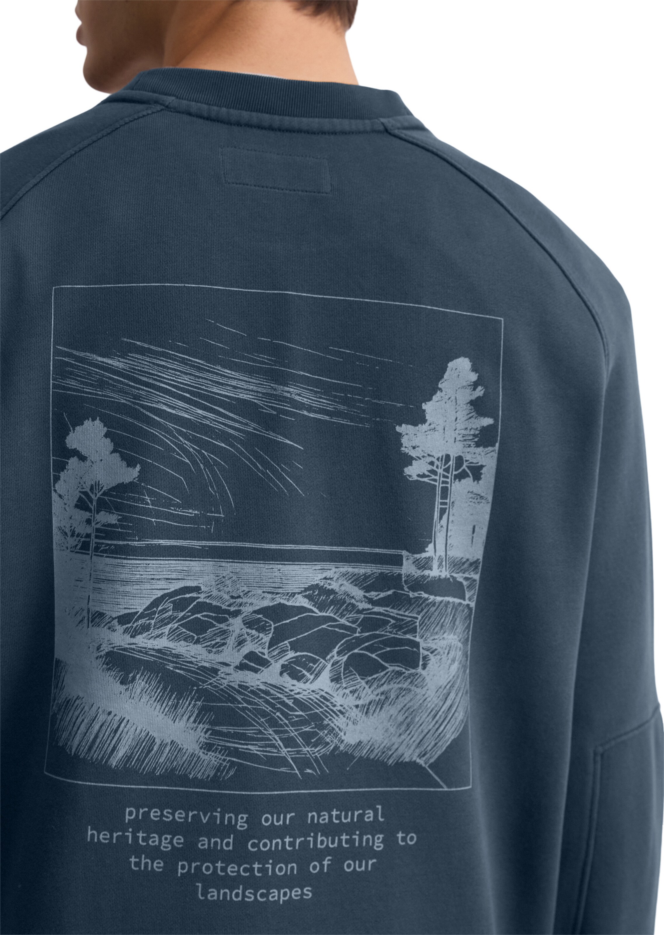 Marc O'Polo Sweatshirt in Blue