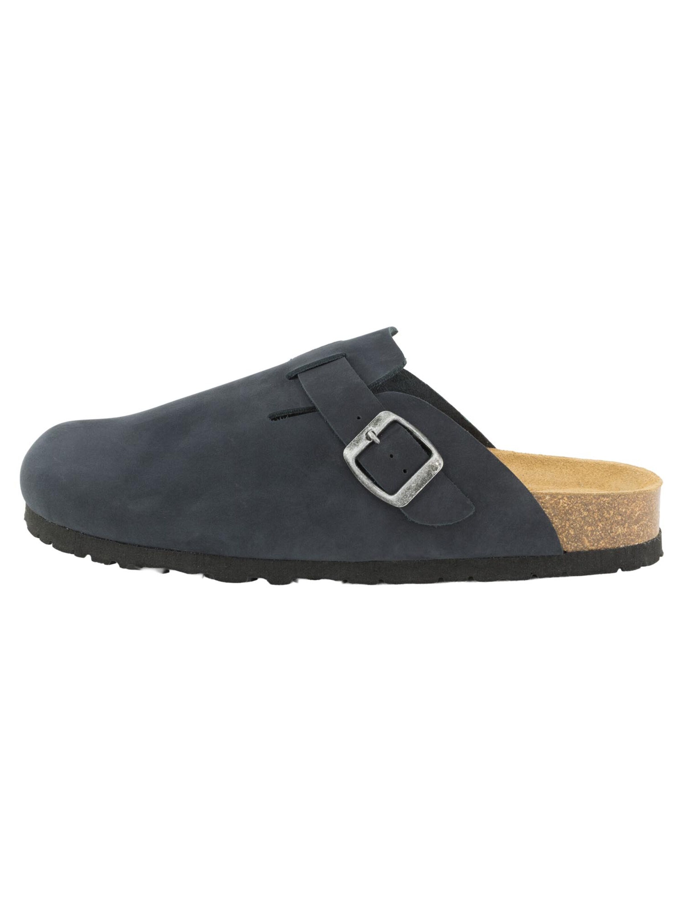 Piece Of Mind Clogs 'Comfort' in Blauw: voorkant