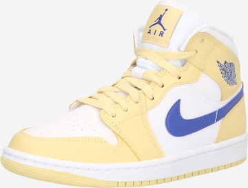 Jordan Kotníkové tenisky 'Air Jordan 1' – žlutá: přední strana