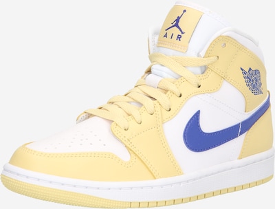 Jordan Hög sneaker 'Air Jordan 1' i blå / citron / vit, Produktvy