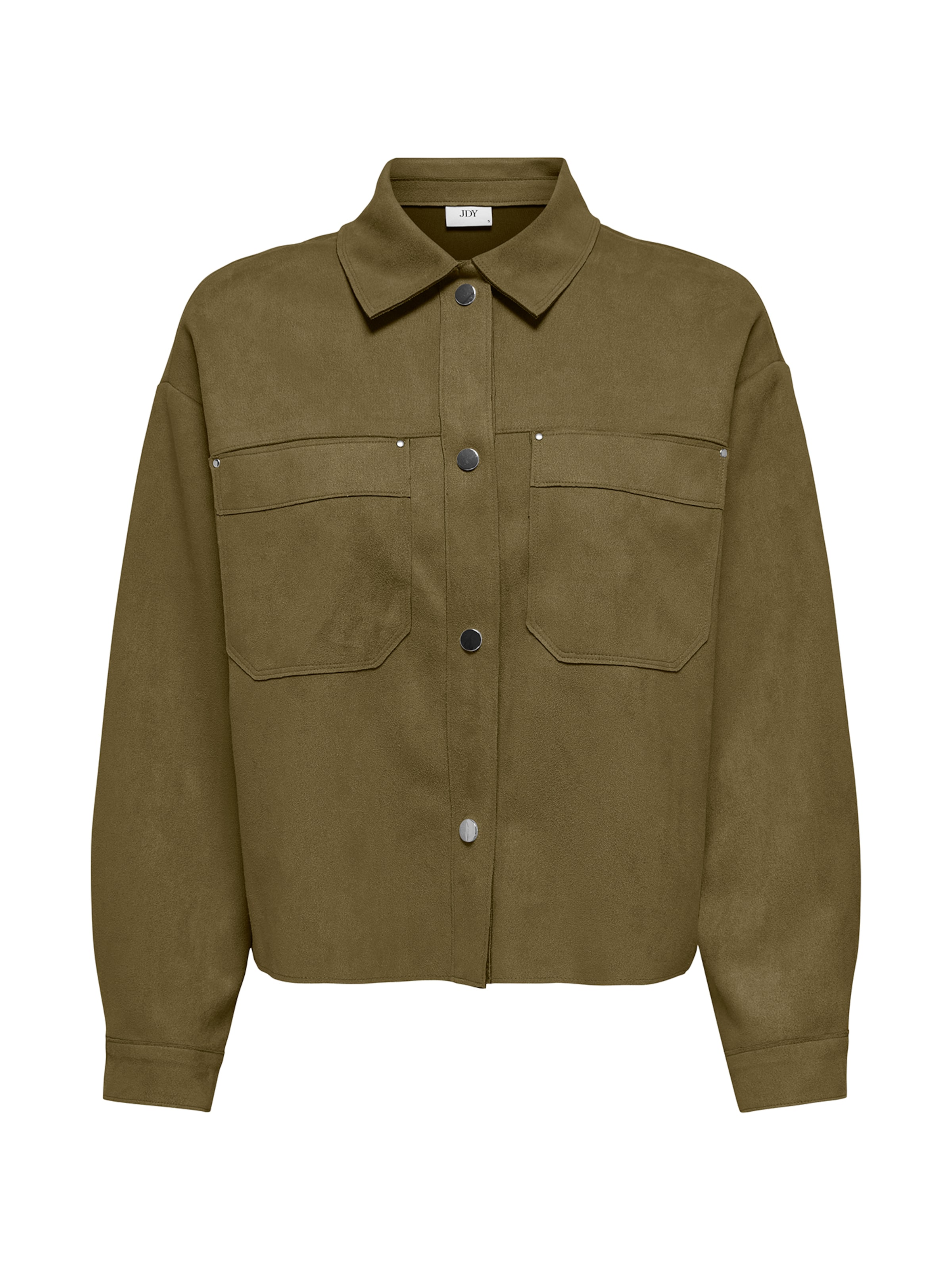JDY Between-season jacket in Brown: front