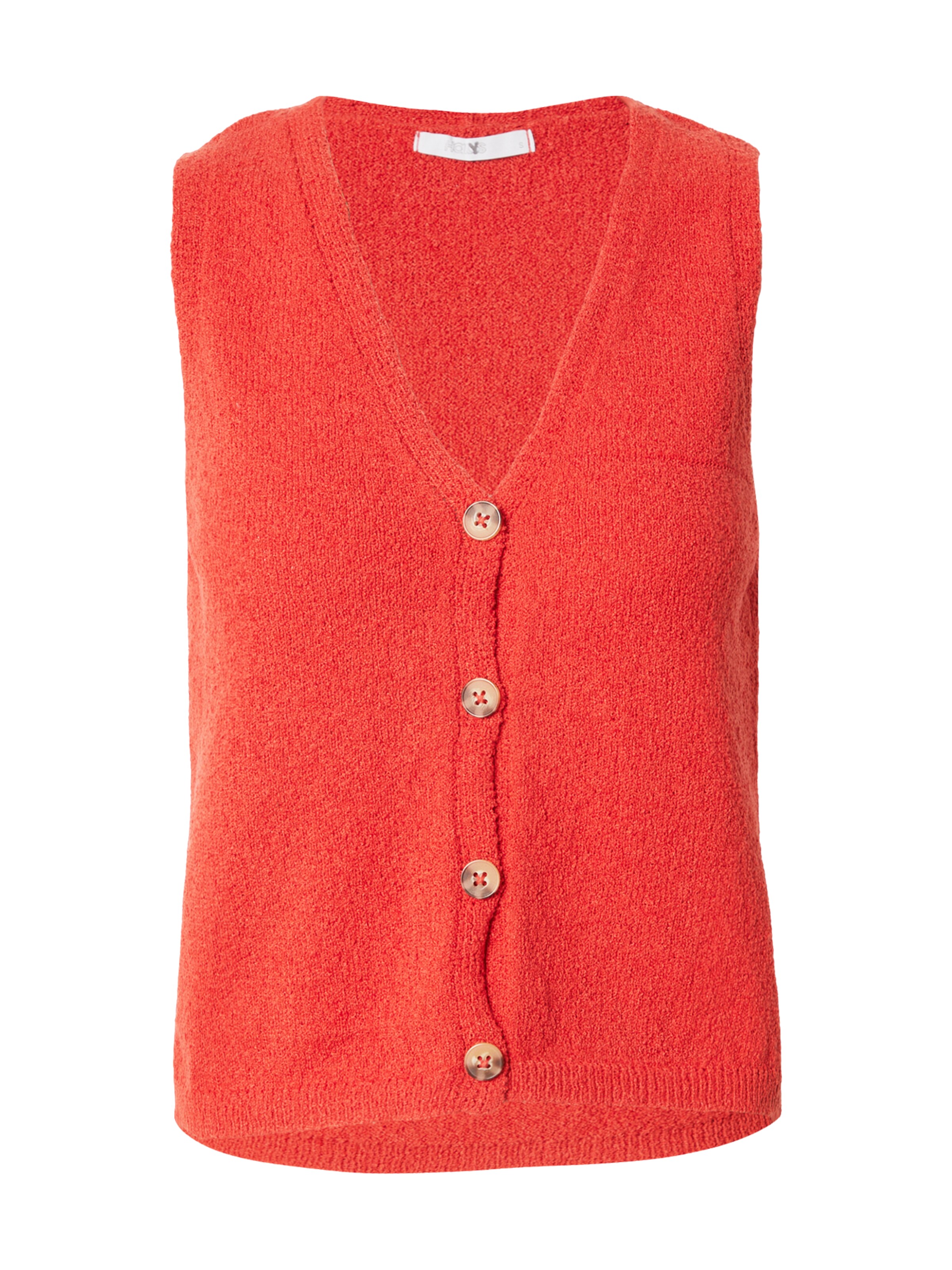 Hailys Knitted vest 'Al44exis' in XS in Orange red, Item view