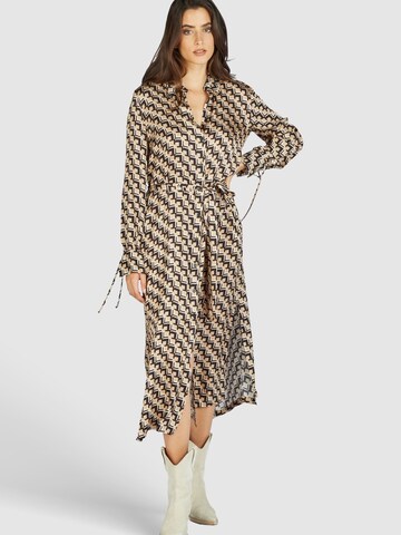 MARC AUREL Shirt Dress in Beige