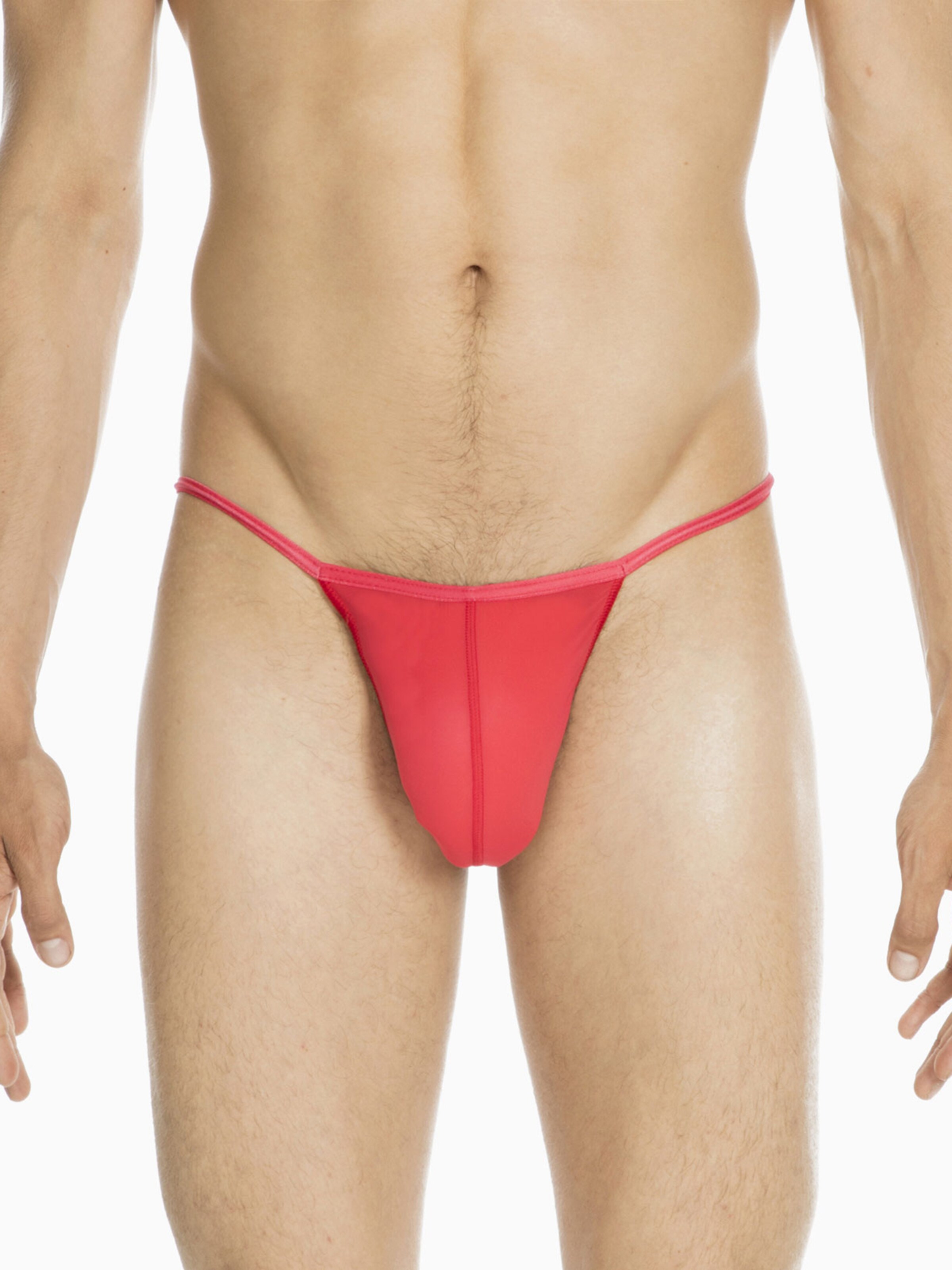 HOM G-String ' Plumes ' in Blau: Vorderseite