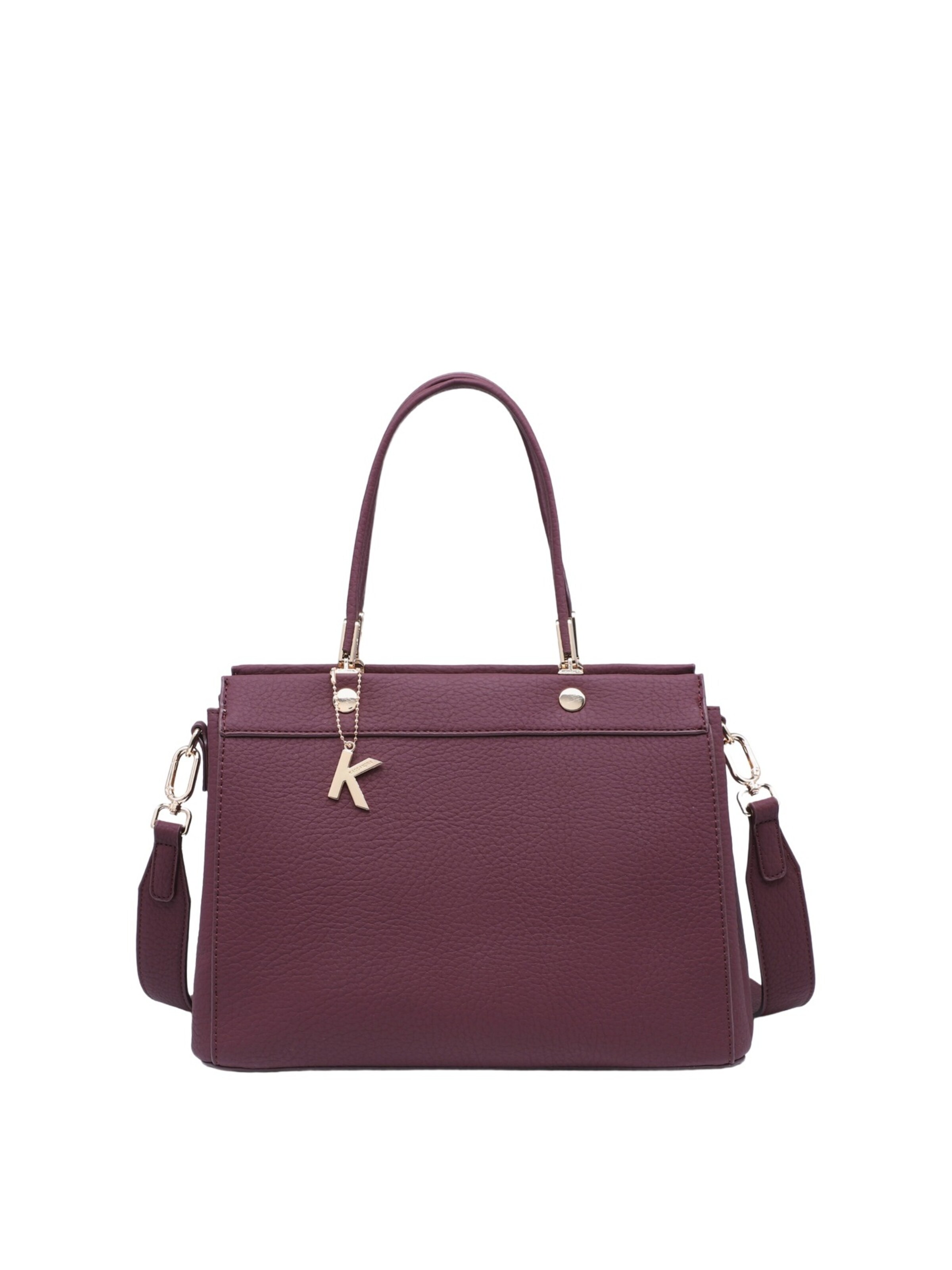 Borsa a mano 'Borsa a mano donna Kassandra Quilara - Poliestere chiusura zip' di Kassandra in rosso: frontale