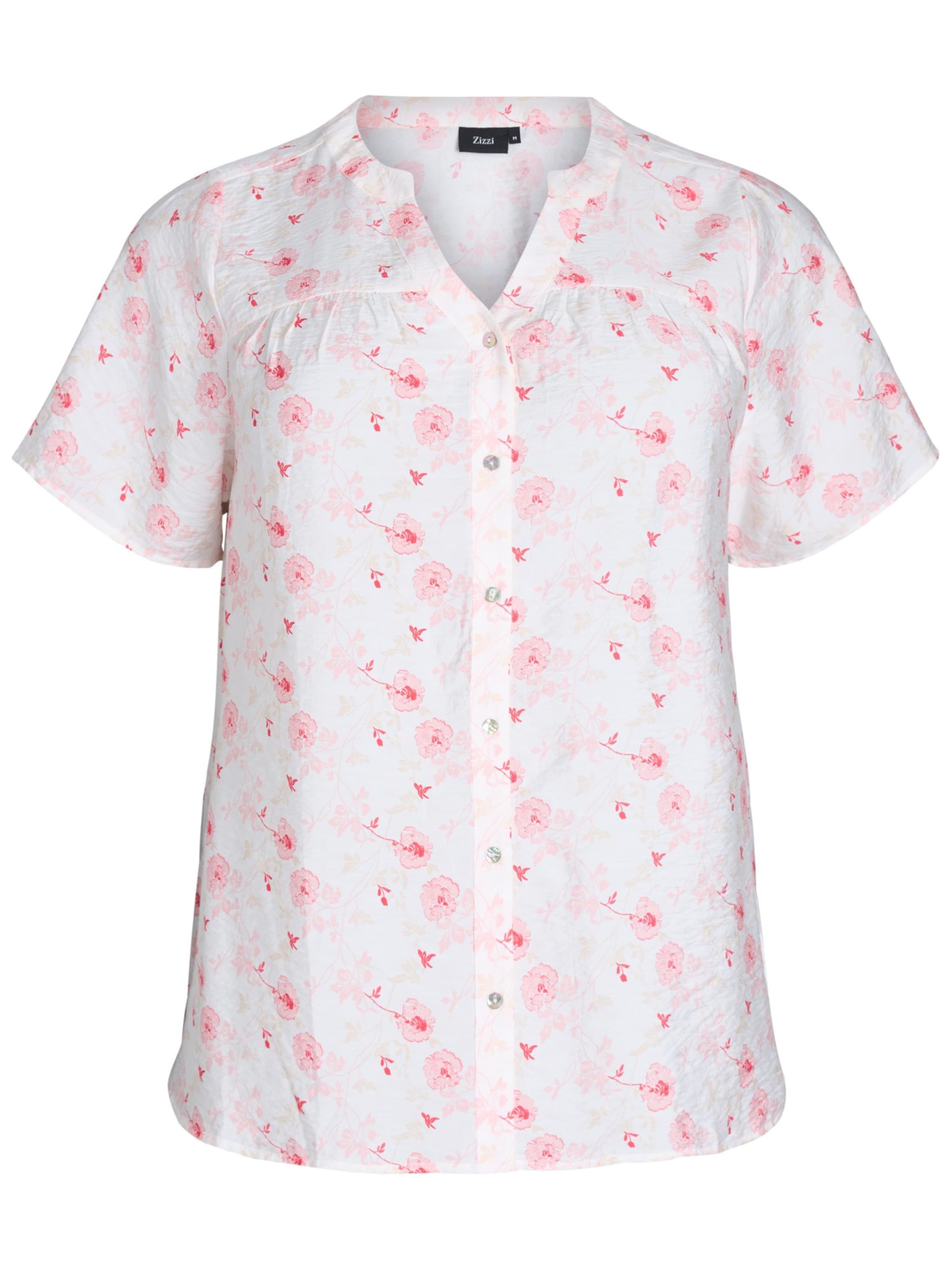 Zizzi Blúzka 'Eleonora' - Biela: predná strana