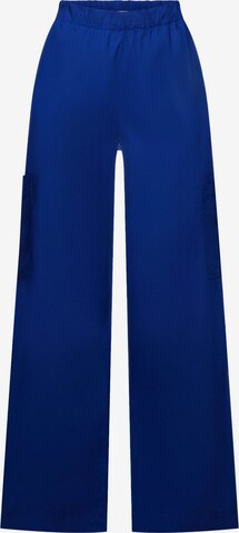 Wide Leg Pantalon cargo ESPRIT en bleu : devant