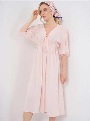 Bigdart - Vestido em rosa: frente