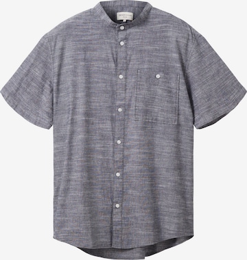 TOM TAILOR DENIM Button Up Shirt in Blue: front