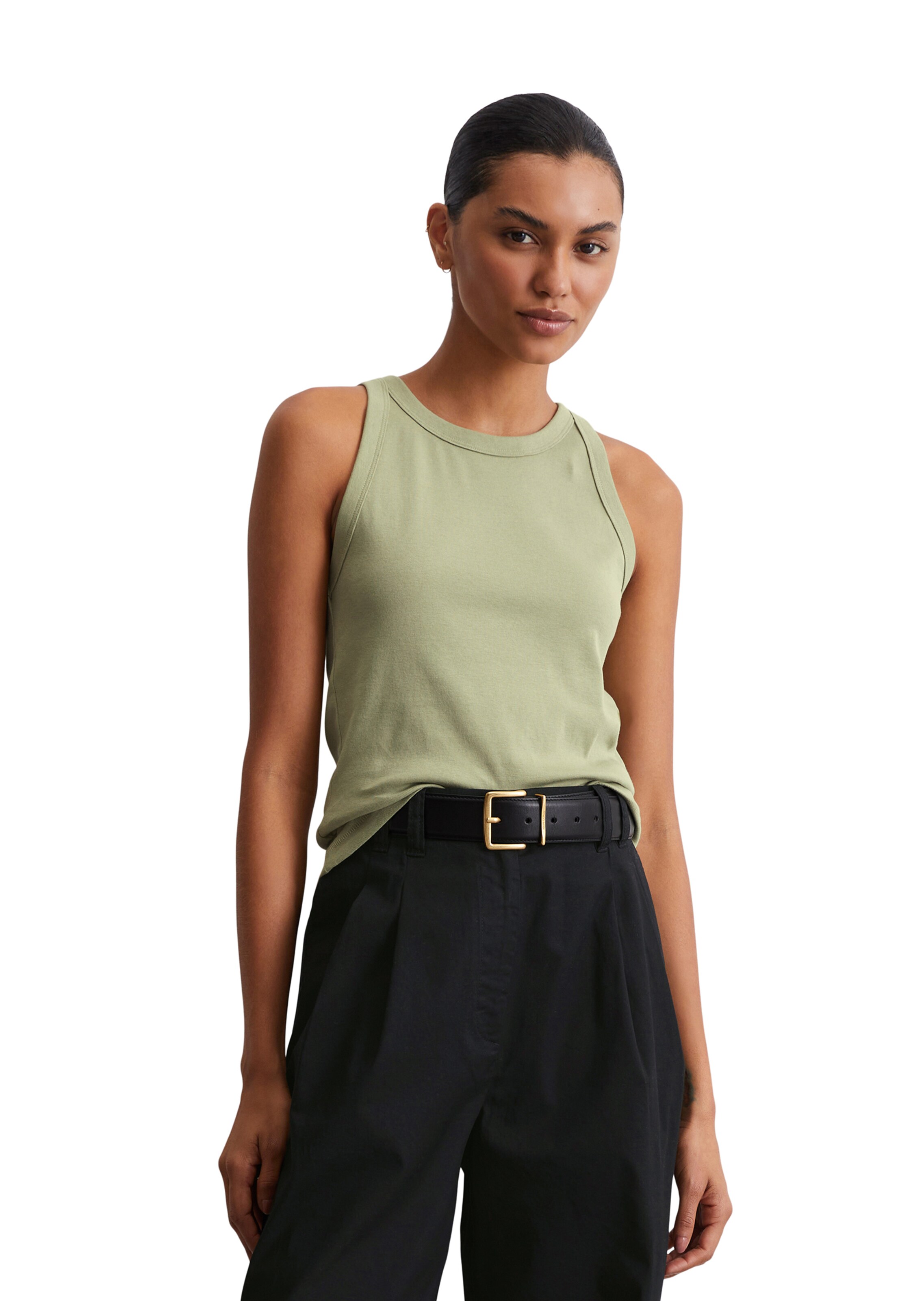 Marc O'Polo Top in Grün: Vorderseite