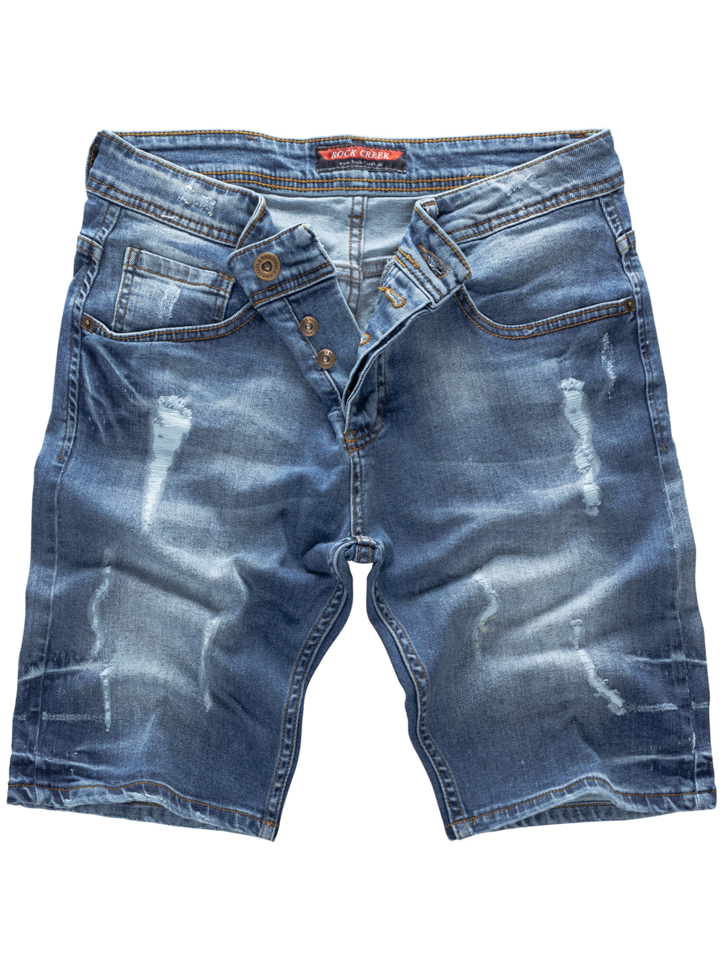 Rock Creek Regular Shorts in Blau: Vorderseite