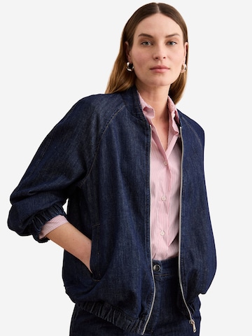 Veste mi-saison Il Lanificio en bleu