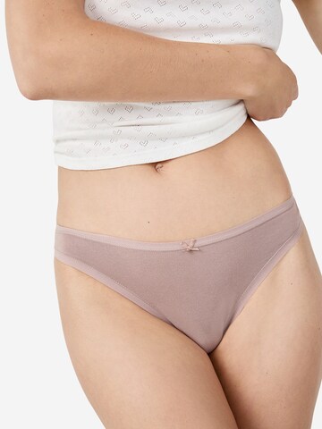 ETAM Thong 'Jack' in Beige: front