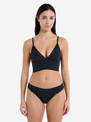 ETAM - Triángulo Sujetador 'Pure Soft Lace' en negro: frente