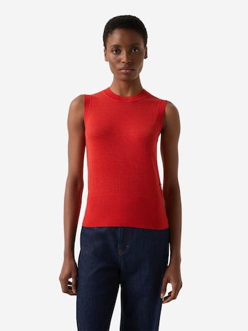 BOGNER Knitted top 'Isola' in Red: front