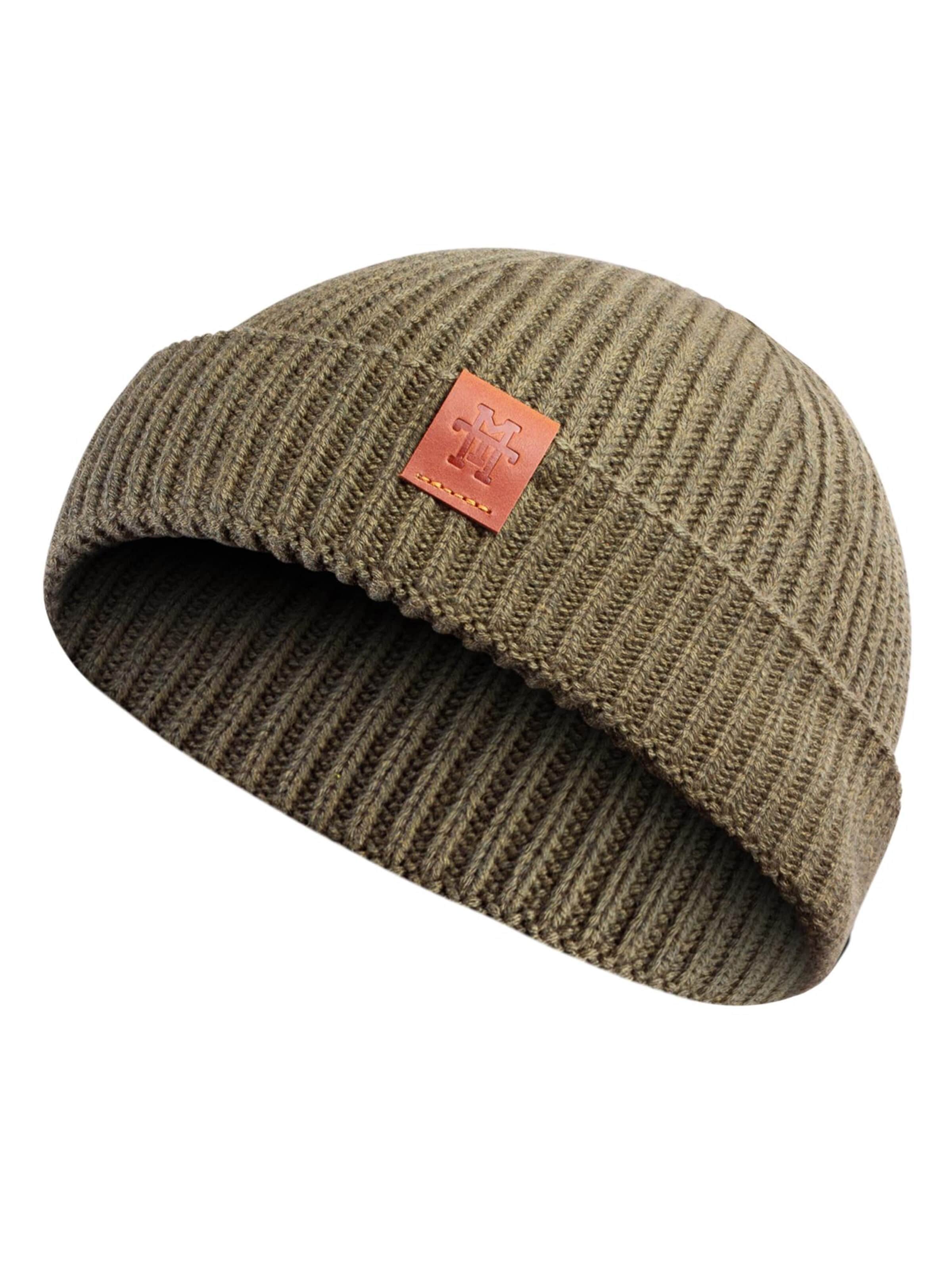 Manufaktur13 Beanie 'Fishermans' in Green: front