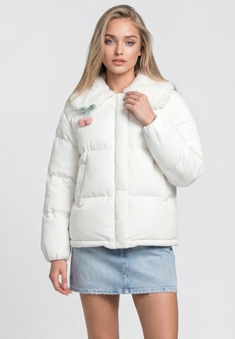 MYMO Winterjacke in Weiß: Vorderseite
