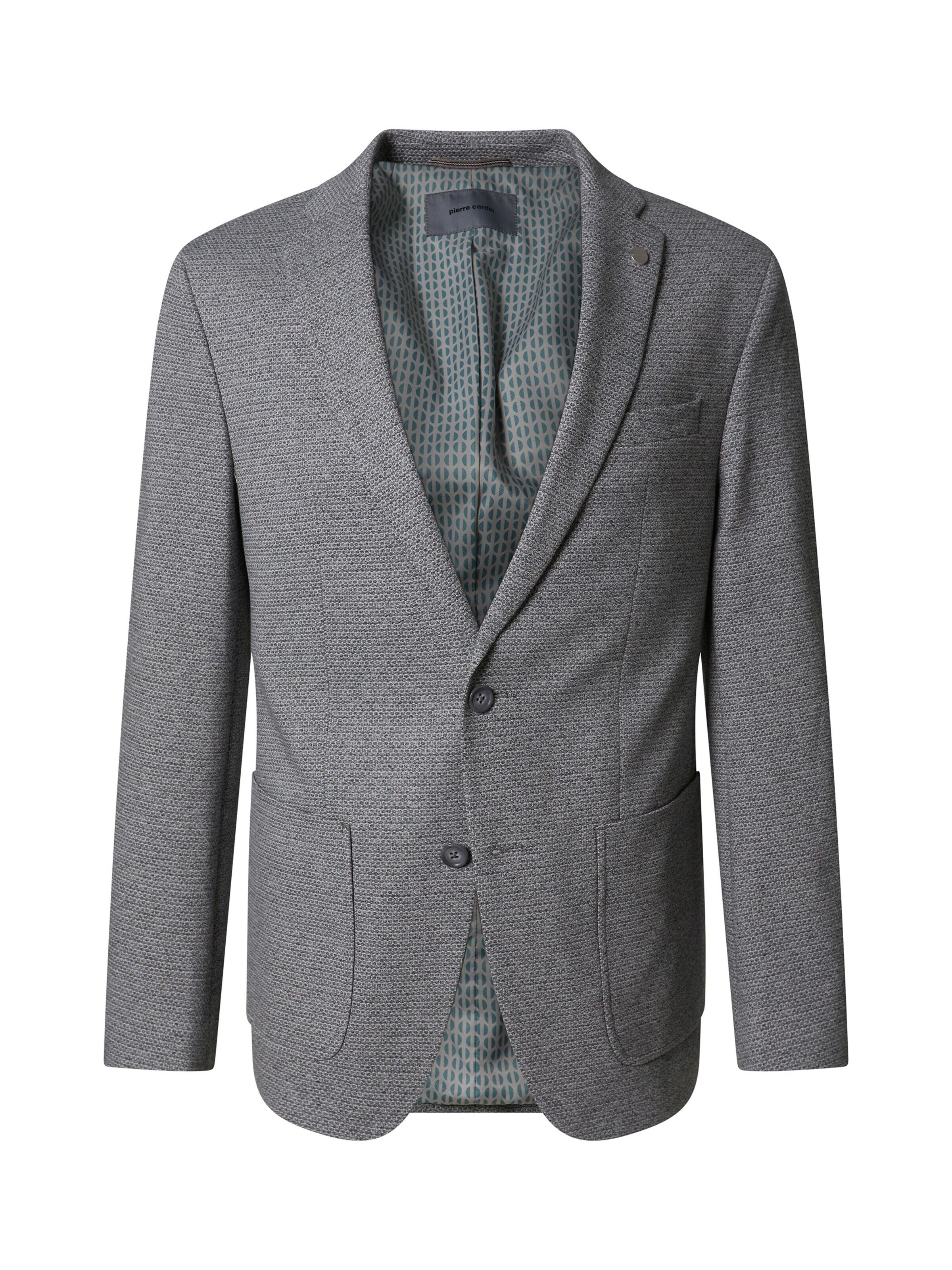 Coupe slim Veste de costume PIERRE CARDIN en gris : devant