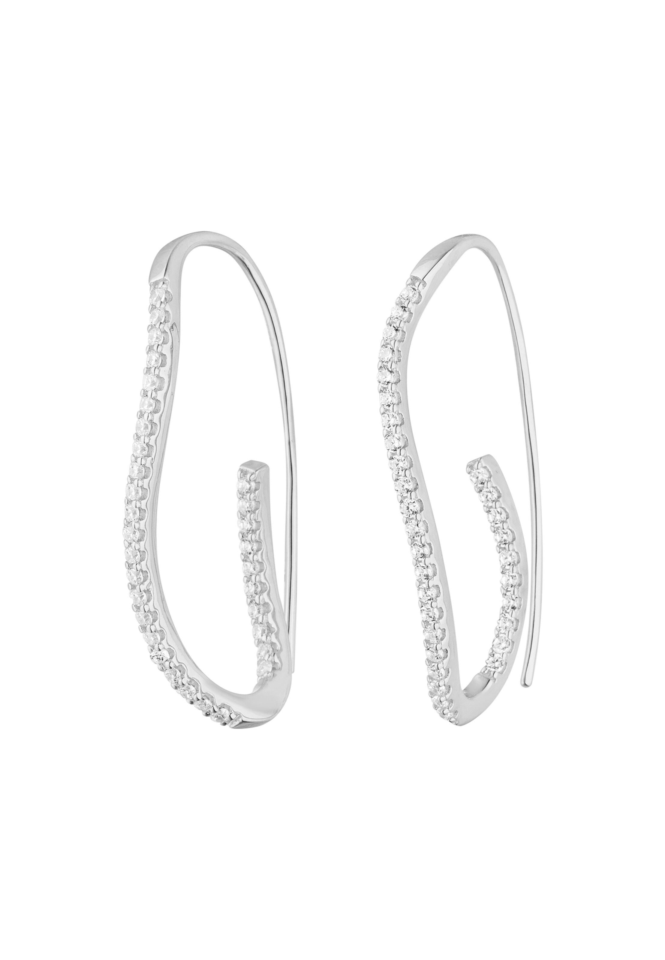 Nana Kay Earrings 'Glamour Girl' in Silver: front