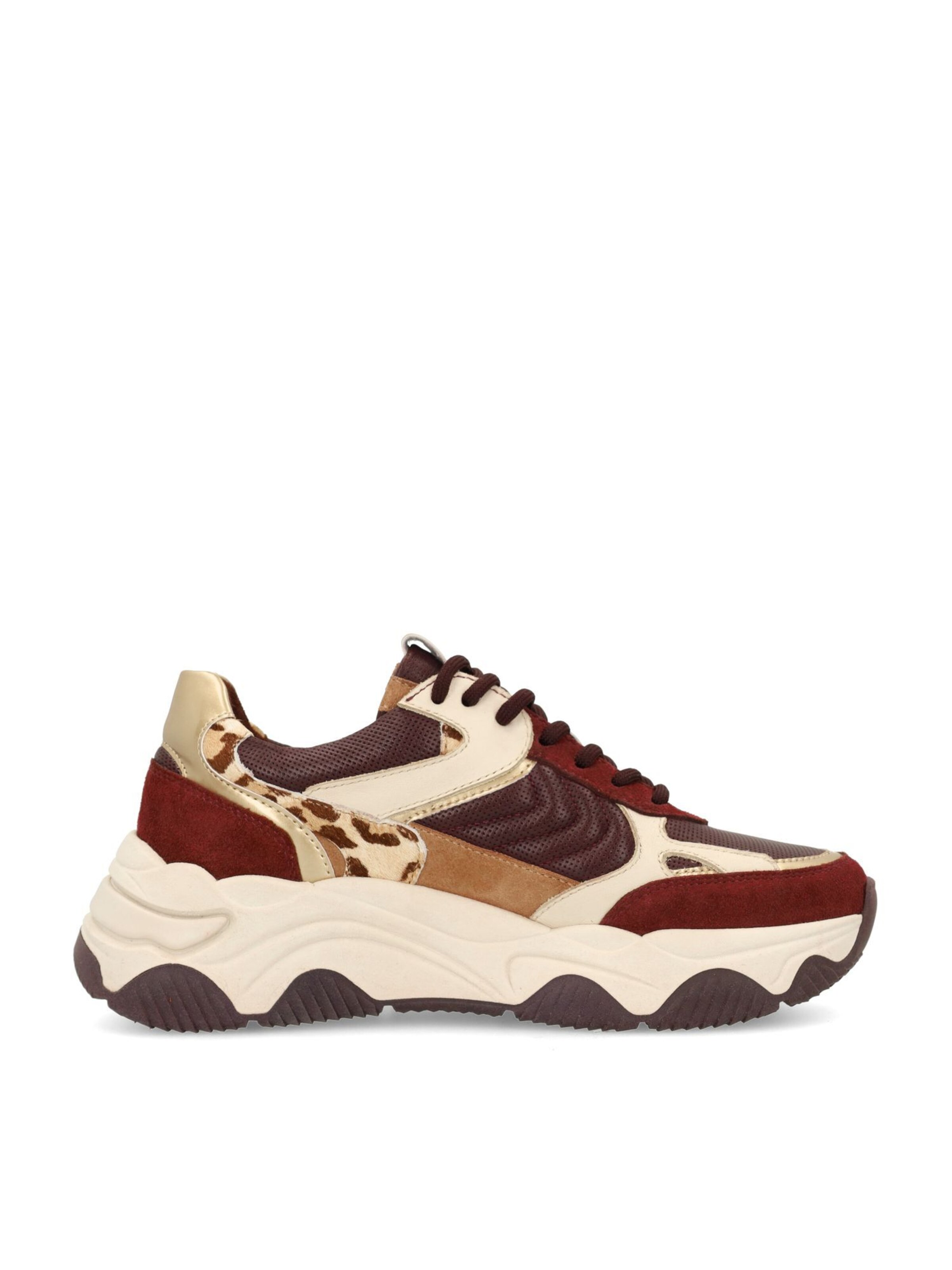 Baskets basses SACHA en mélange de couleurs