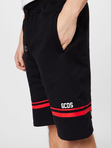 GCDS Loose fit Trousers in Black