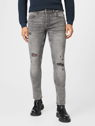 Only & Sons Slim fit Jeans 'Loom' in Grey: front