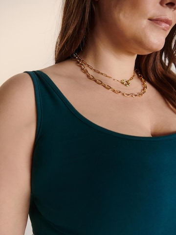 Guido Maria Kretschmer Curvy - Top 'Duffy' em verde