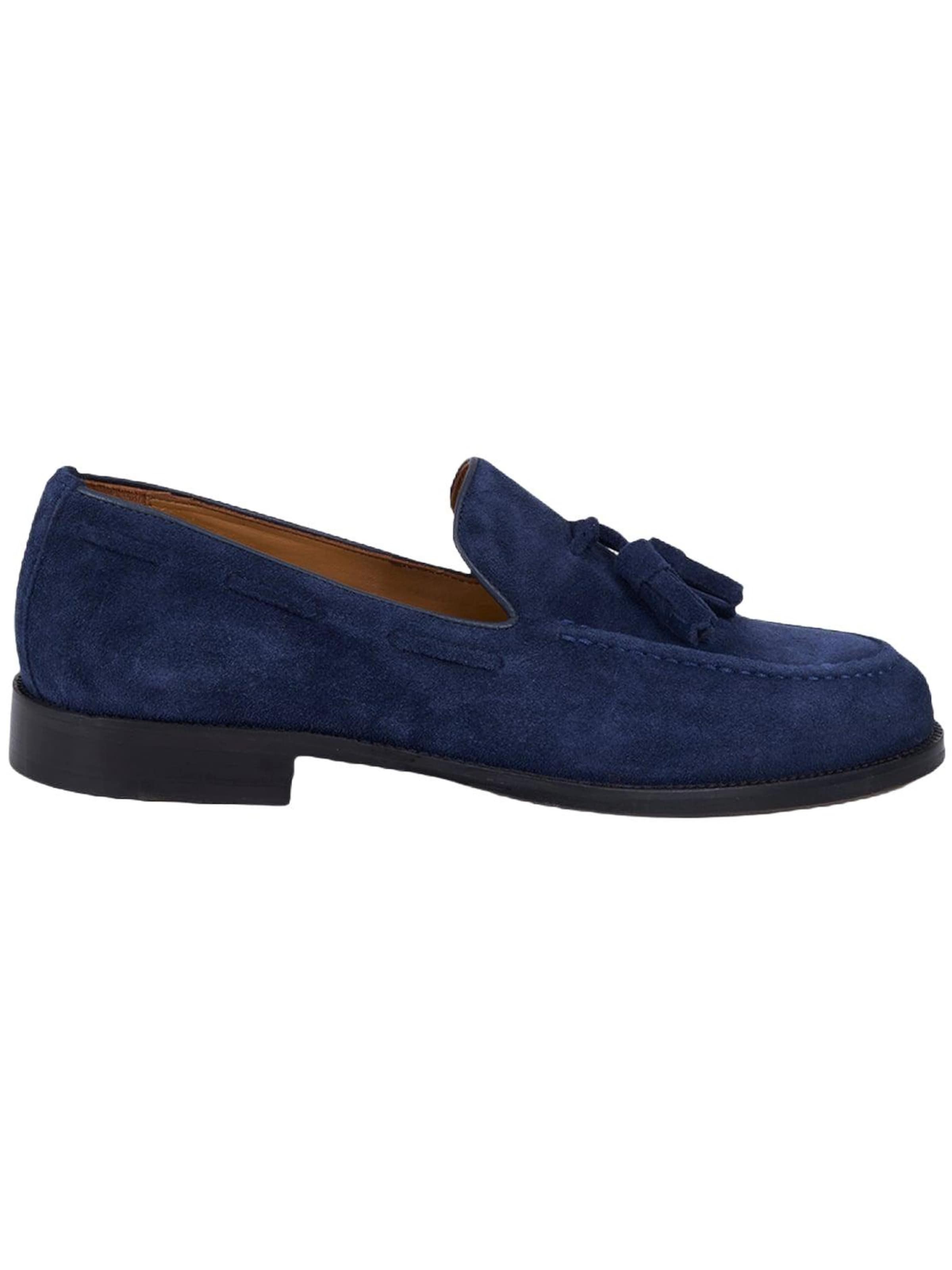 Mocassin 'DESA Herren-Loafer aus Wildleder mit Quasten' Desa en bleu : devant
