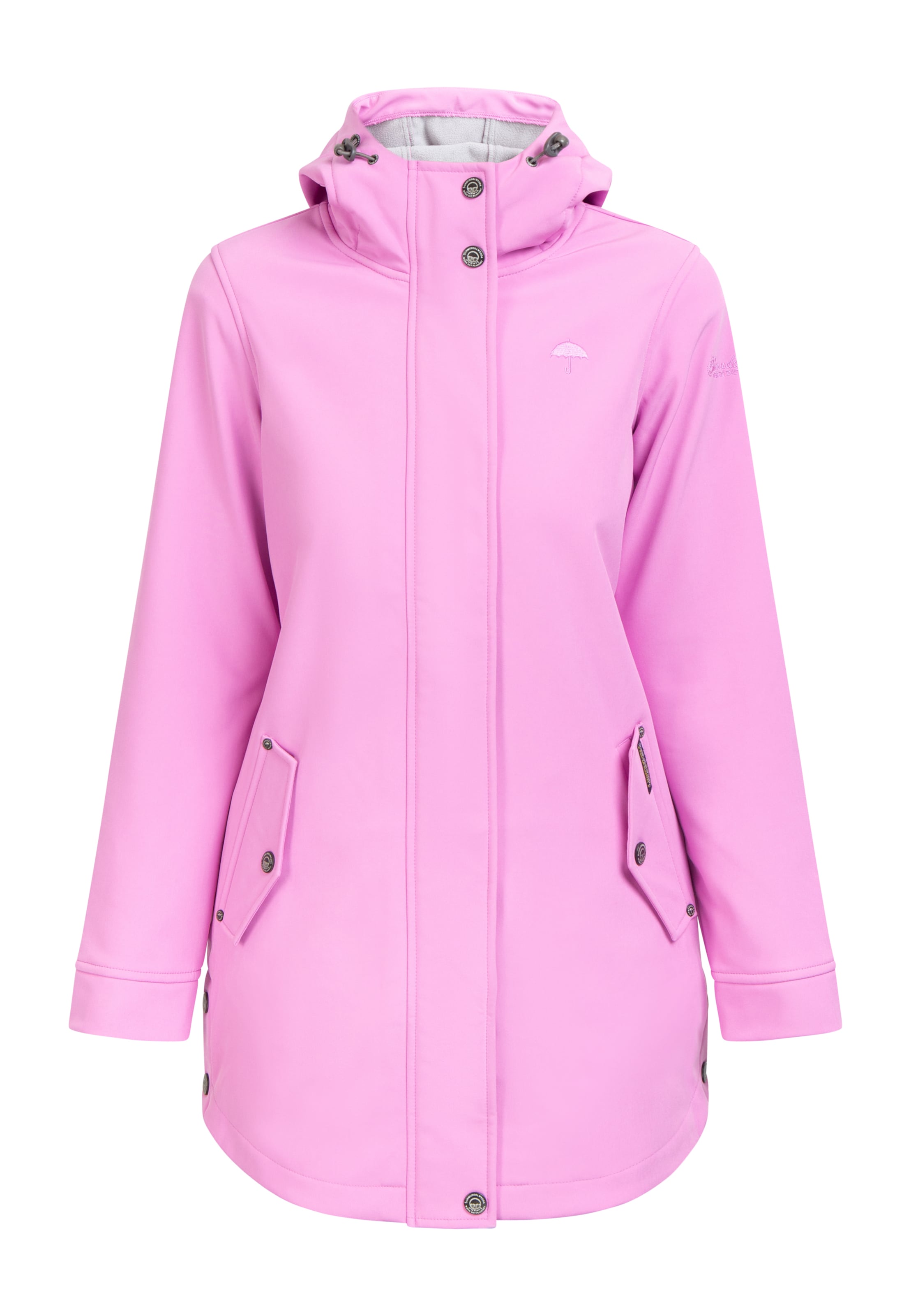 Manteau fonctionnel Schmuddelwedda en rose : devant