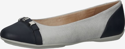 GEOX Ballet Flats in Night blue / Silver, Item view