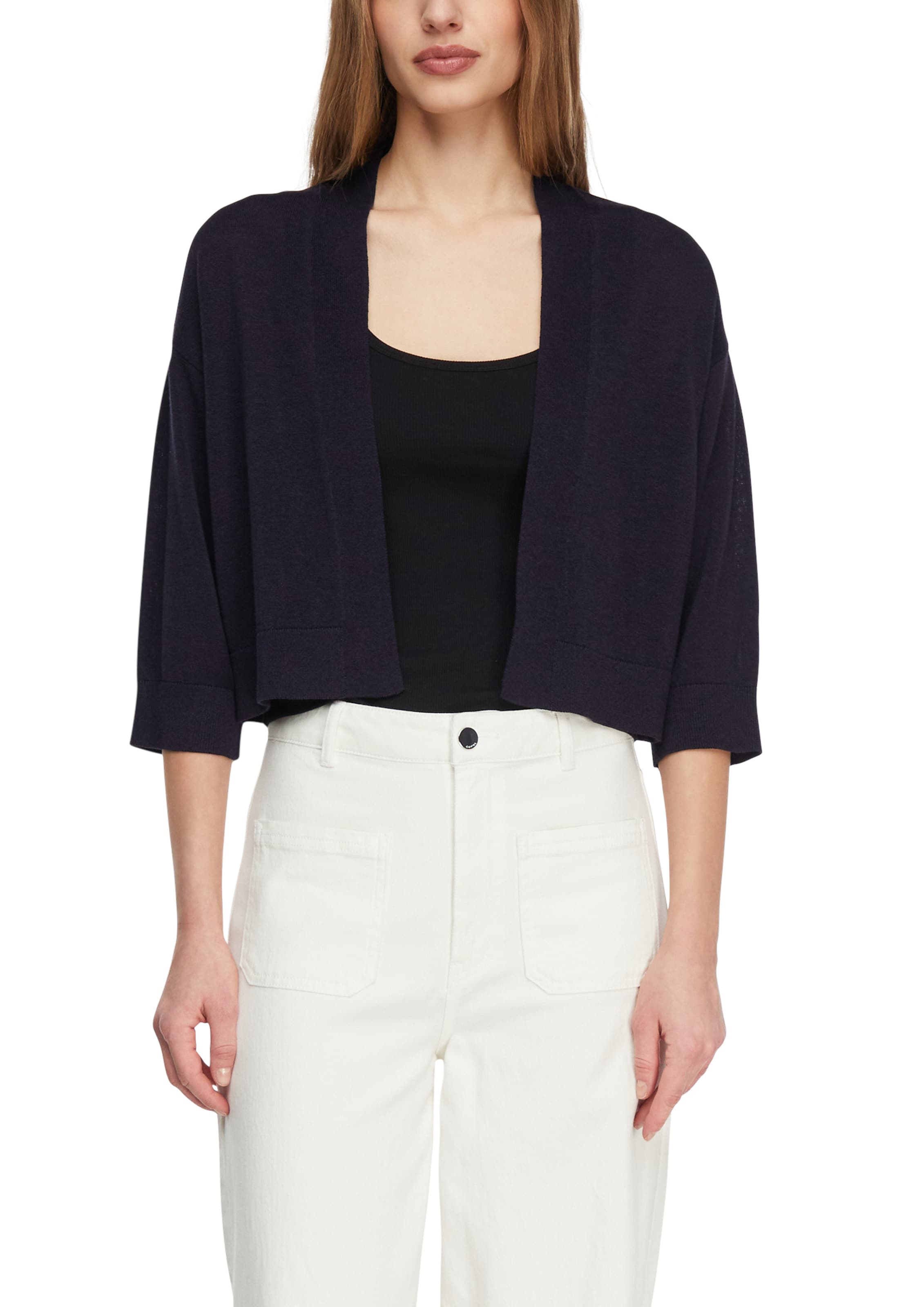 COMMA Strickjacke in Blau