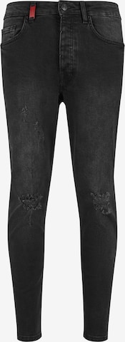 Slimfit Jeans di 2Y Premium in nero: frontale