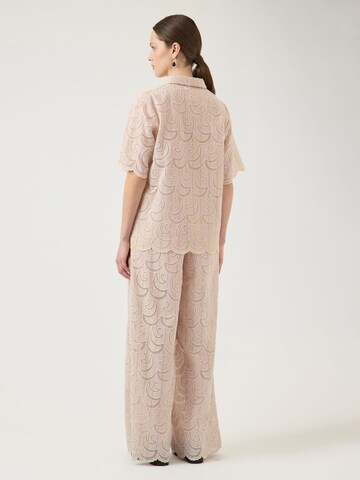 Wide Leg Pantalon 'YASHalino' YAS en rose