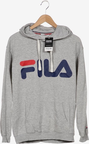 FILA Sweatshirt & Zip-Up Hoodie in S in Grey: front
