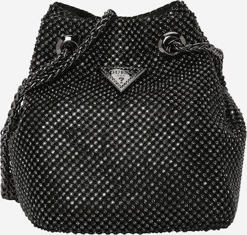 Geantă tip sac 'Lua' de la GUESS pe negru: față