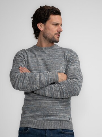Petrol Industries Sweater 'Teller' in Grey: front